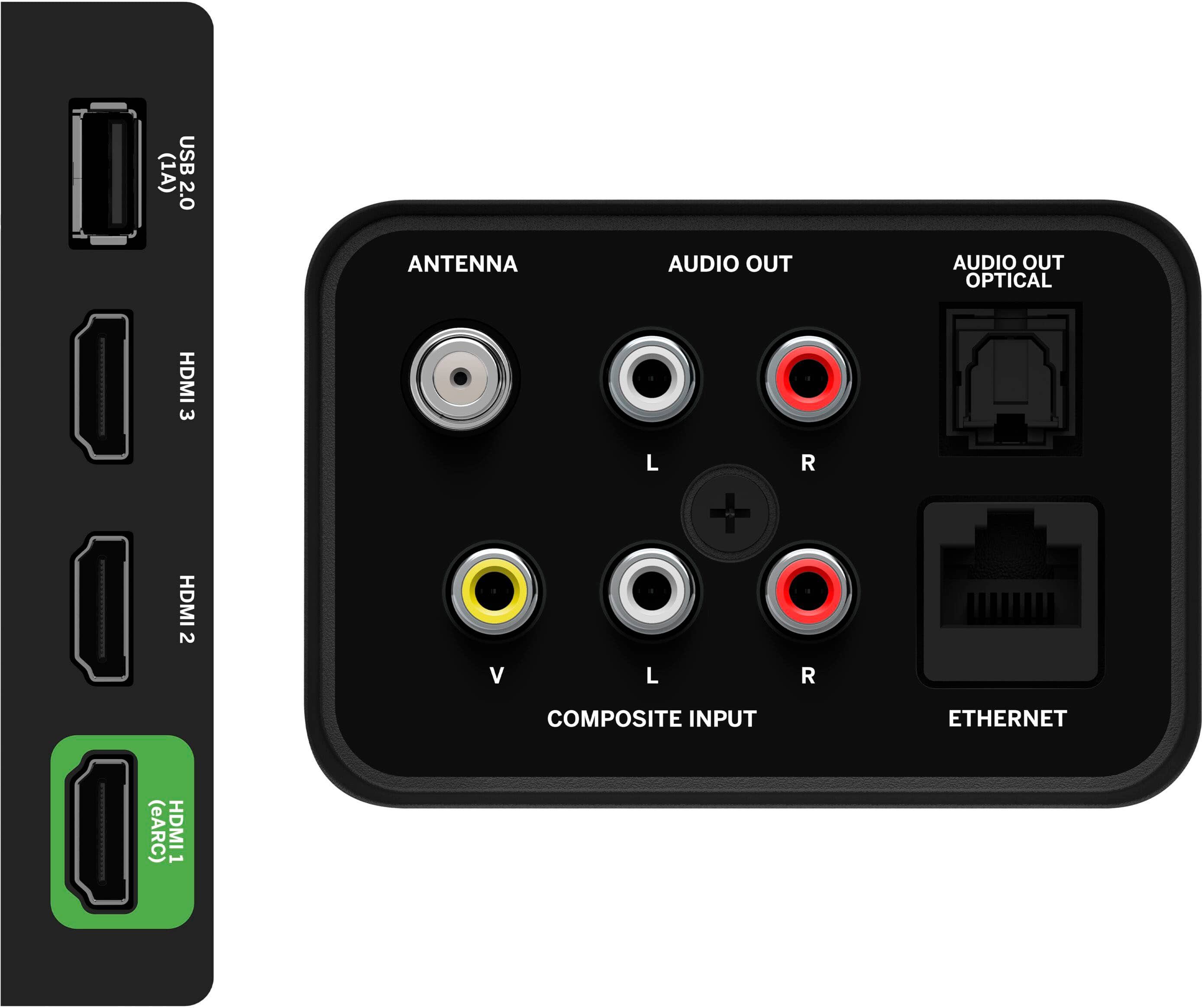 Alt View 3. VIZIO - 65" Class V-Series LED 4K UHD Smart TV - Black.