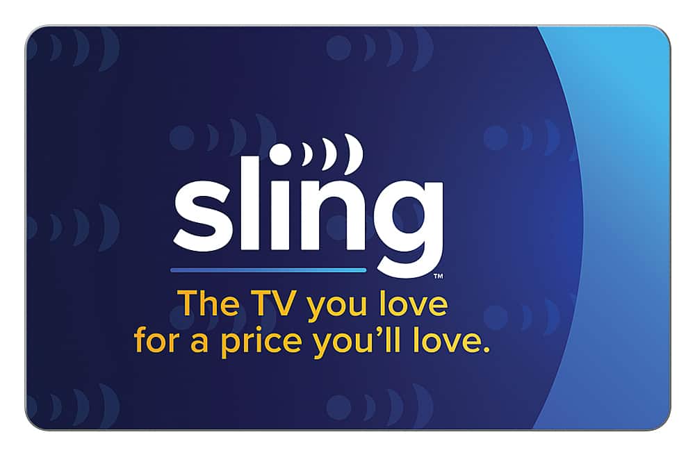 Front. Sling TV - $30 Gift Card.
