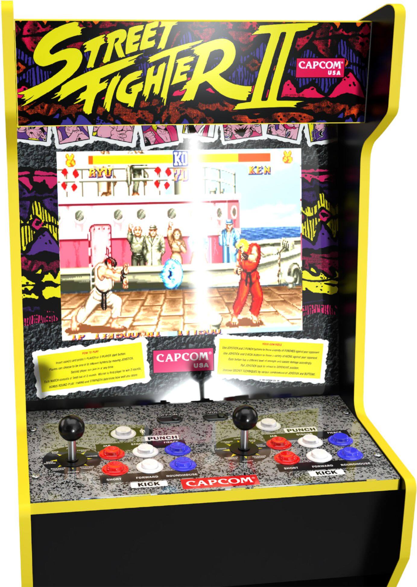 STREET FIGHTER 2- FULL SIZE ARCADE - 3000 GAMES INSTALLED - BRAND NEW -  FREE SHIPPING IN USA/ PLEASE SEE EXCLUSIONS FOR SPECIFIC STATES