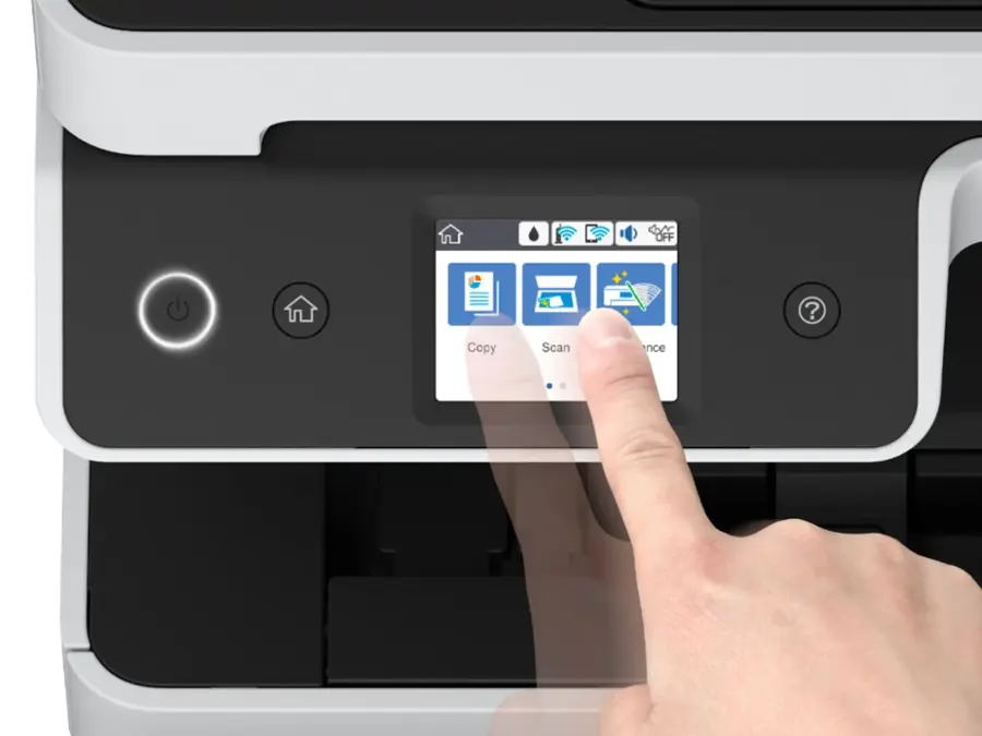 Alt View 18. Epson - EcoTank Pro ET-5150 Wireless All-in-One Supertank Printer - White.