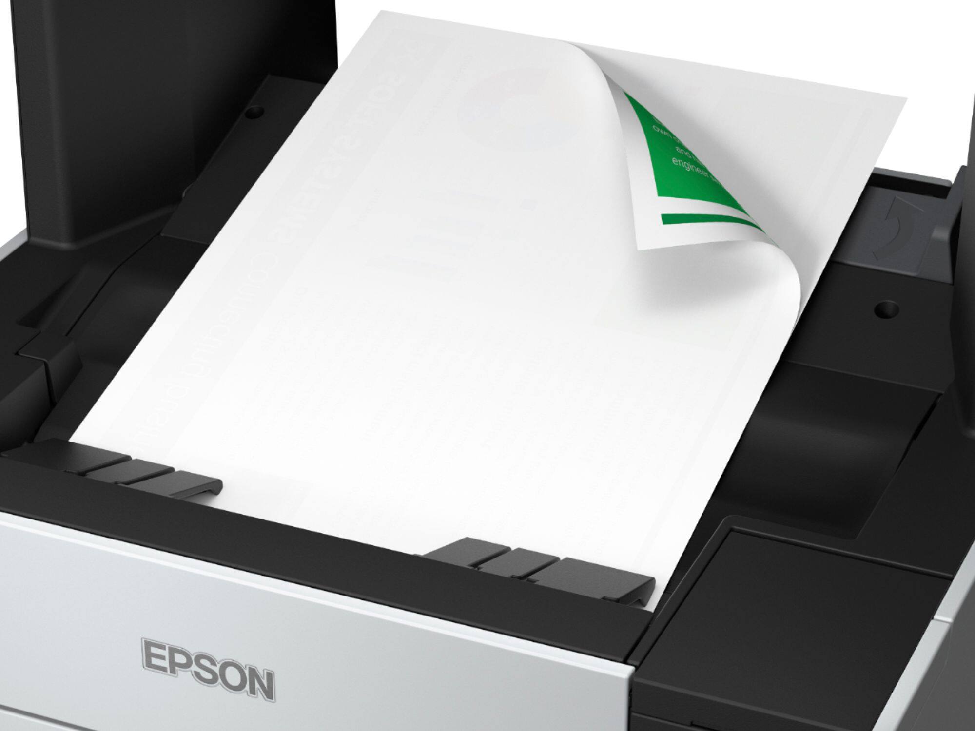 Alt View 19. Epson - EcoTank Pro ET-5150 Wireless All-in-One Supertank Printer - White.