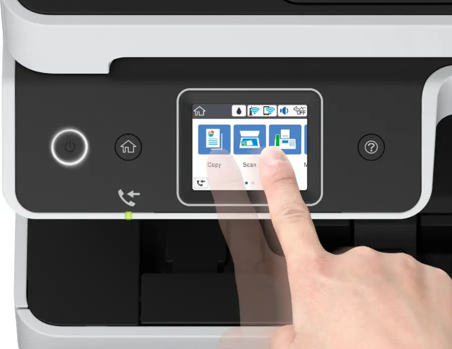 Alt View 18. Epson - EcoTank Pro ET-5170 Wireless All-in-One Supertank Printer - White.