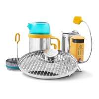 BioLite - CampStove Complete Cook Kit - Silver and Yellow - Front_Zoom