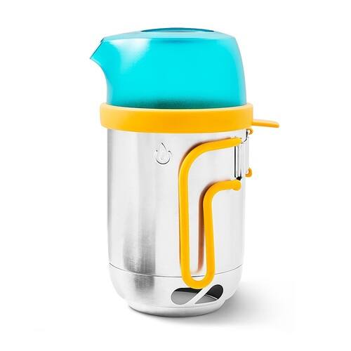 BioLite CampStove KettlePot - Silver and Yellow