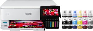 Epson - EcoTank® Photo ET-8500 Wireless Color All-in-One Supertank Printer - White - Front_Zoom