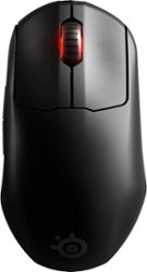 SteelSeries - Prime Wireless Optical Gaming Mouse with RGB Lighting - Black - Front_Zoom