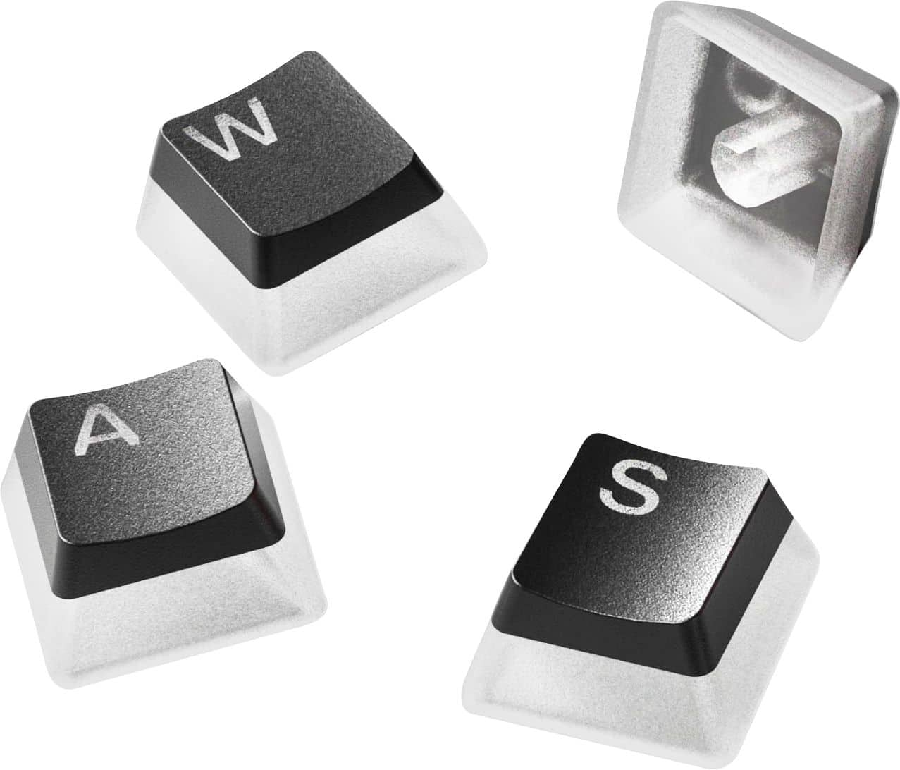 SteelSeries - PRISMCAPS – Universal Double Shot PBT Keycaps - Black