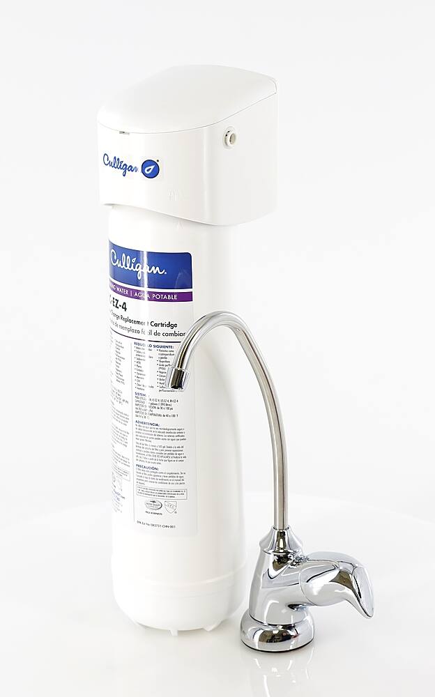 Alt View 12. Culligan ZeroWater - Premium US-EZ-4 Under-Sink Drinking Water Filtration System - White.