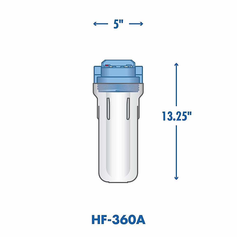 Denali Pure 12-Pack Replacement for Culligan HF-360 Polypropylene Sediment Filter Universal 10-inch 5-Micron Cartridge Compatible with Culligan HF-360 Whole House Sediment Filter Clear Housing 