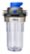 Alt View Zoom 11. Culligan - WH-HD200-C Heavy-Duty 1" inlet/outlet Whole House Sediment Clear Filter Housing with bypass valve - Blue.