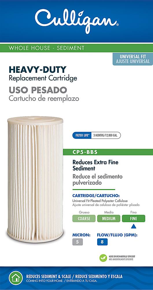 Culligan 5-micron Heavy-duty Pleated Sediment Replacement Cartridge 