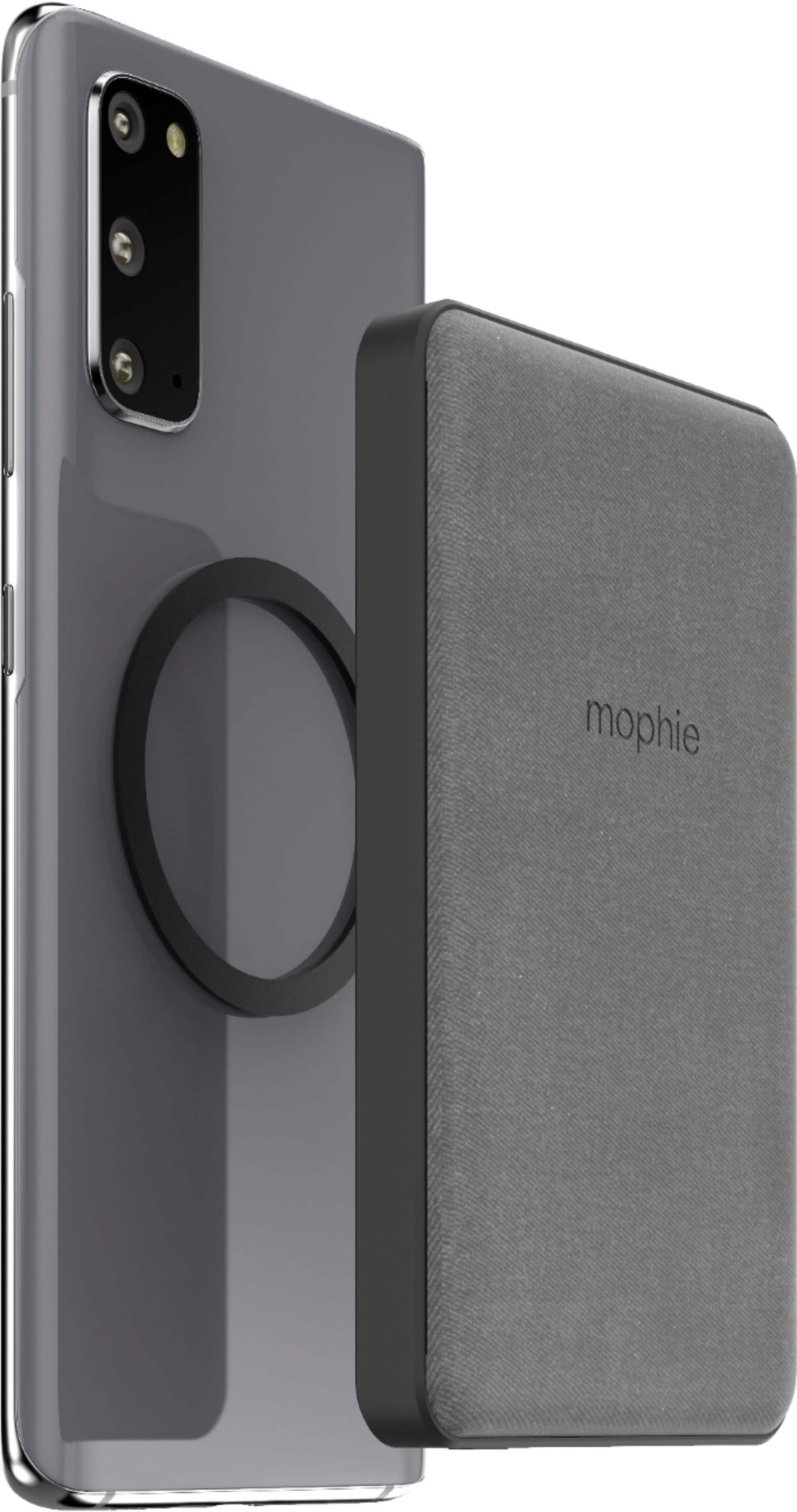 Alt View 3. mophie - Snap+ Juice Pack Mini 5,000 mAh Portable Charger with MagSafe Compatibility - Black.
