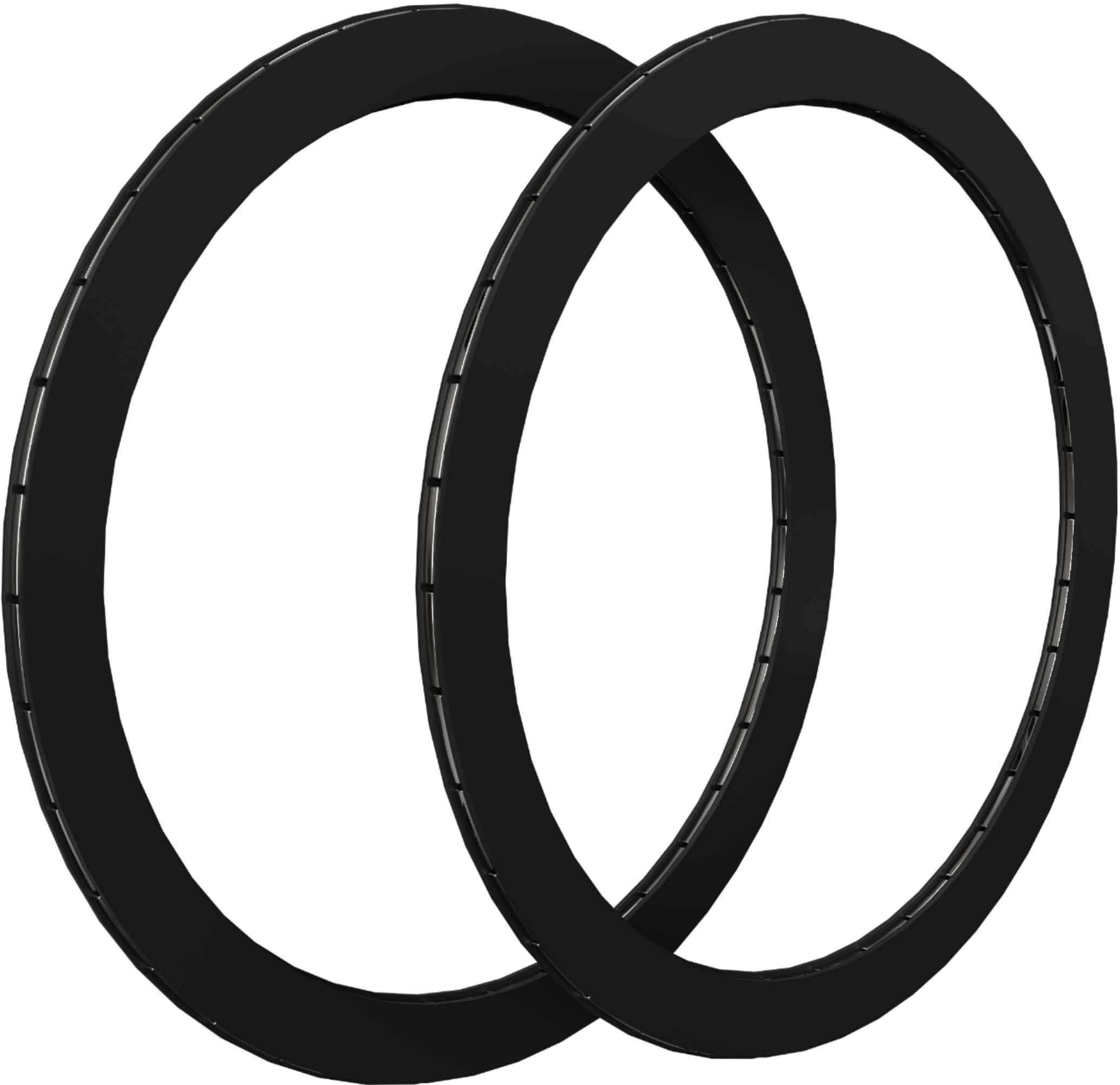 Front. mophie - Snap Adapters for MagSafe Compatibility (2-Pack) - Black.