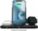 Alt View Zoom 11. mophie - 3-in-1 15W Fast Charge Wireless Charging Stand for iPhone, Apple Watch, and AirPods/AirPods Pro - Black.