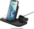 Alt View Zoom 13. mophie - 3-in-1 15W Fast Charge Wireless Charging Stand for iPhone, Apple Watch, and AirPods/AirPods Pro - Black.