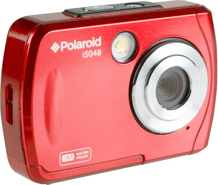 Polaroid 16MP Waterproof Digital Camera Red IS048REDSTK4 Best Buy