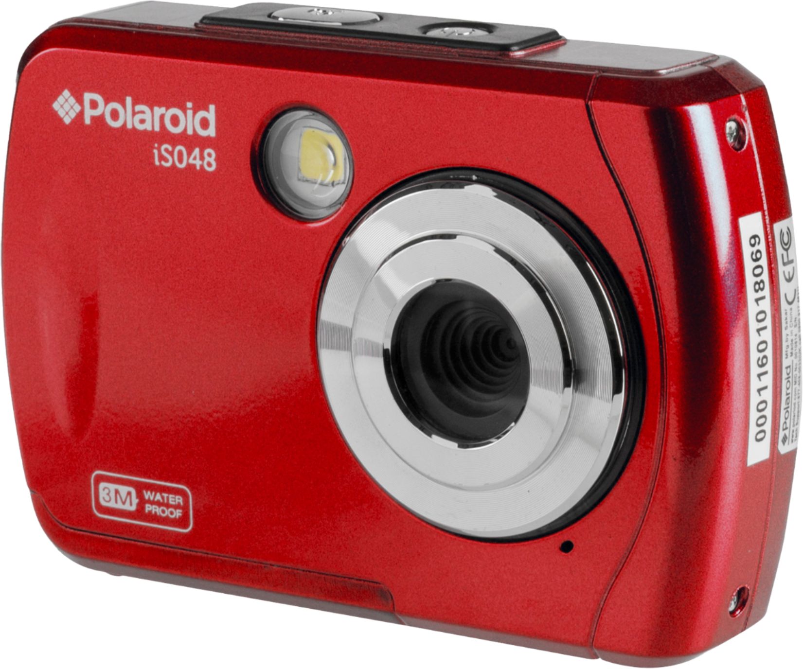 Left View: Polaroid - 16MP Waterproof Digital Camera - Teal