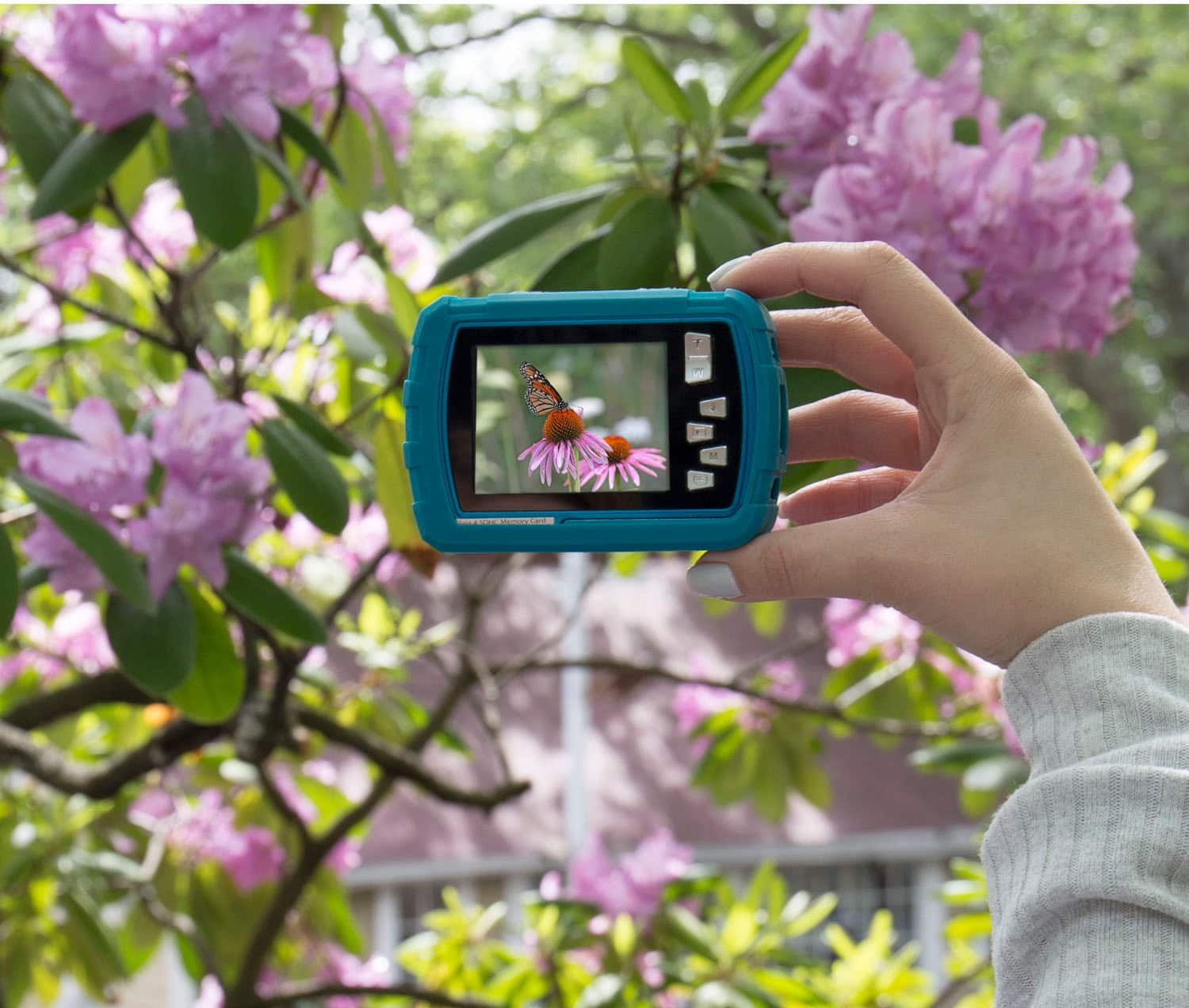 Alt View 2. Polaroid - 16MP Waterproof Digital Camera - Teal.