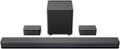 Front Zoom. VIZIO - 5.1-Channel M-Series Premium Sound Bar with Wireless Subwoofer, Dolby Atmos and DTS:X - Dark Charcoal.