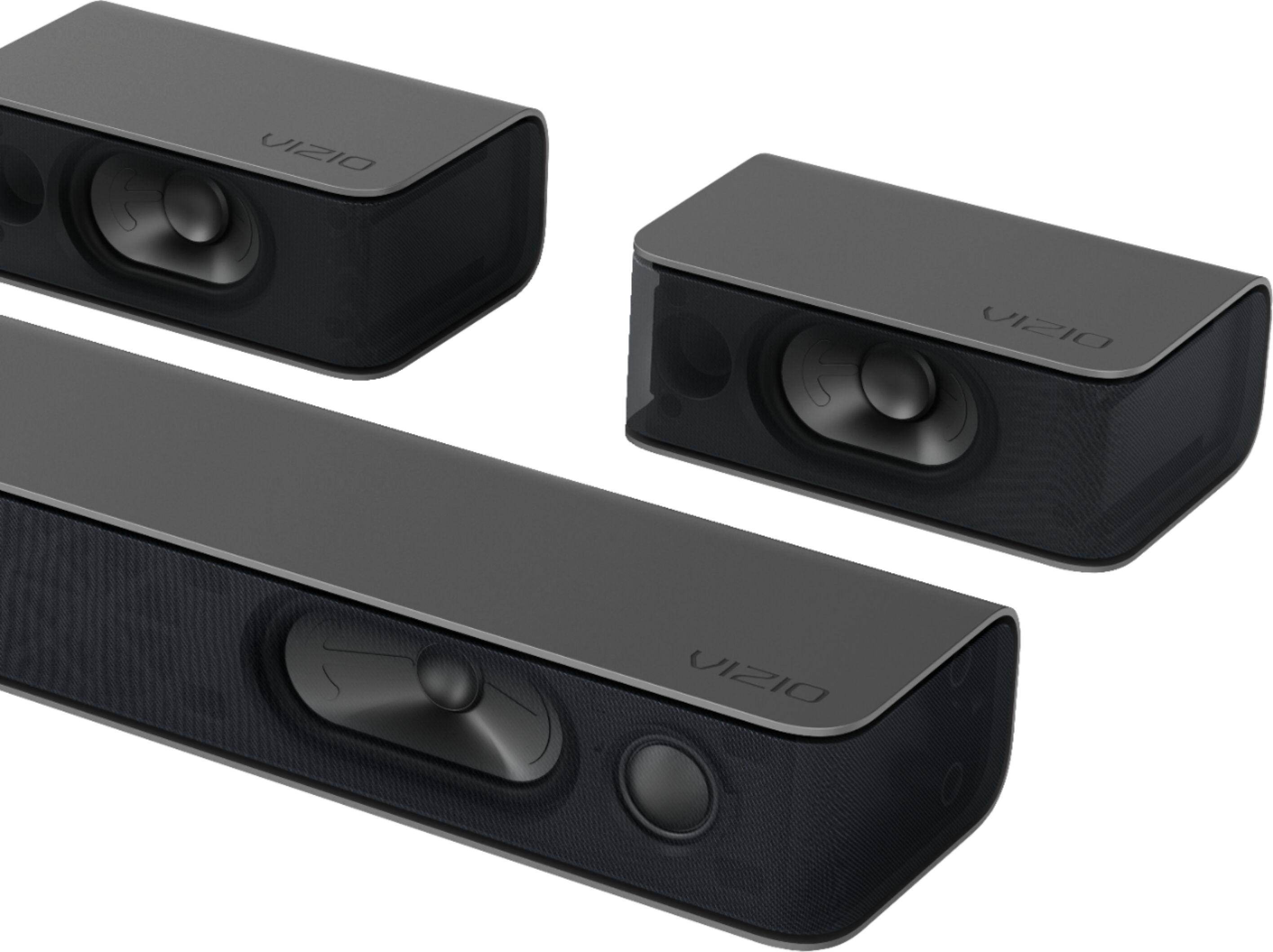 Left View: LG - 5.1.2 Channel Soundbar with Wireless Subwoofer, Dolby Atmos and DTS:X - Black