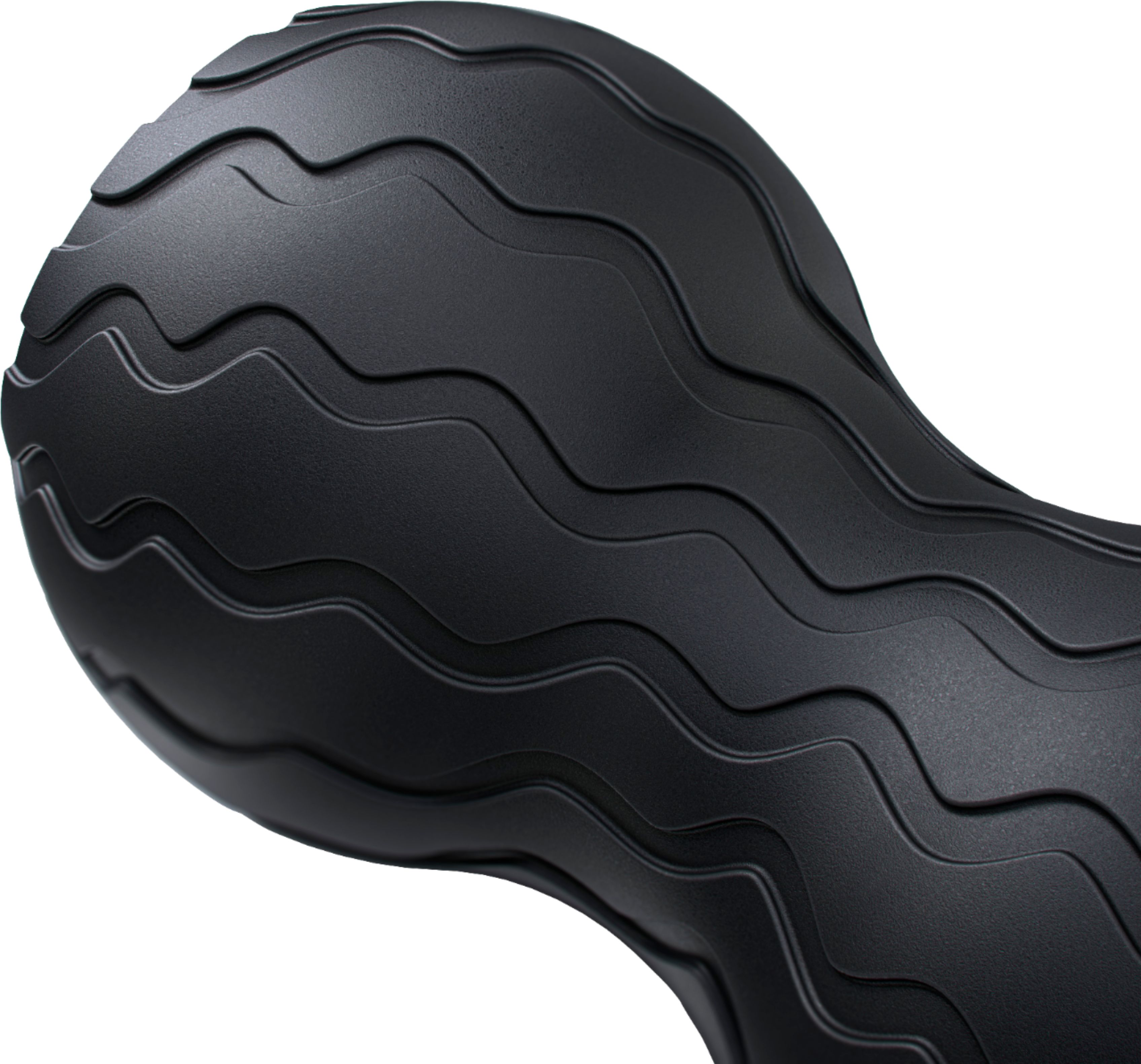 Left View: Therabody - Wave Duo Vibrating Massage Device - Black