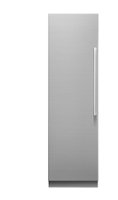 Dacor - Transitional Style Panel Kit for 24" Refrigerator or Freezer Column, Left - Silver Stainless Steel - Front_Zoom