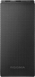 Insignia™ - 80 W 26,800 mAh Portable Charger for Most USB-C Laptops - Black - Front_Zoom