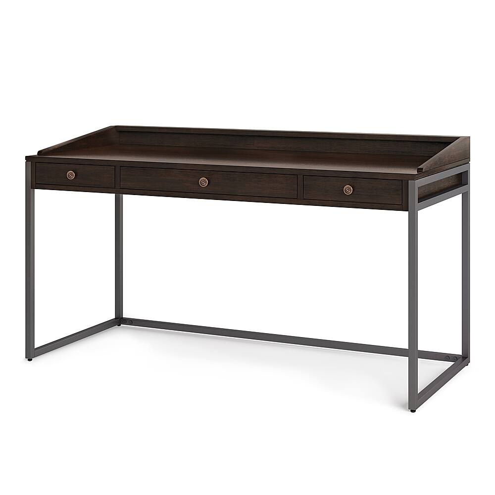 Angle View: Simpli Home - Ralston Desk - Distressed Hickory Brown