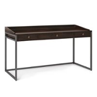 Simpli Home - Ralston Desk - Distressed Hickory Brown - Front_Zoom