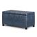 Angle. Simpli Home - Dover Storage Ottoman Bench - Denim Blue.