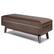 Angle. Simpli Home - Owen Rectangular Storage Ottoman - Distressed Chestnut Brown.