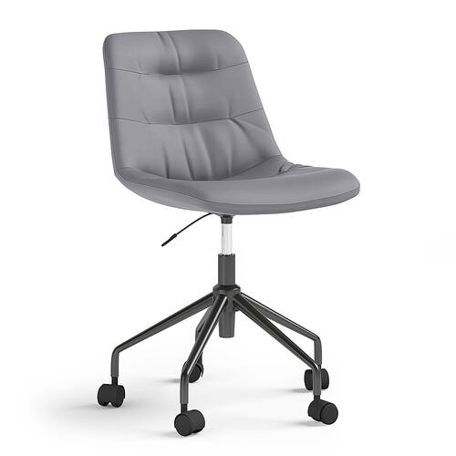 Simpli Home - Rowling Swivel Office Chair - Grey