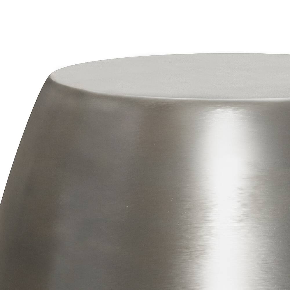 Alt View 12. Simpli Home - Flanigan Metal Accent Table - Antique Silver.
