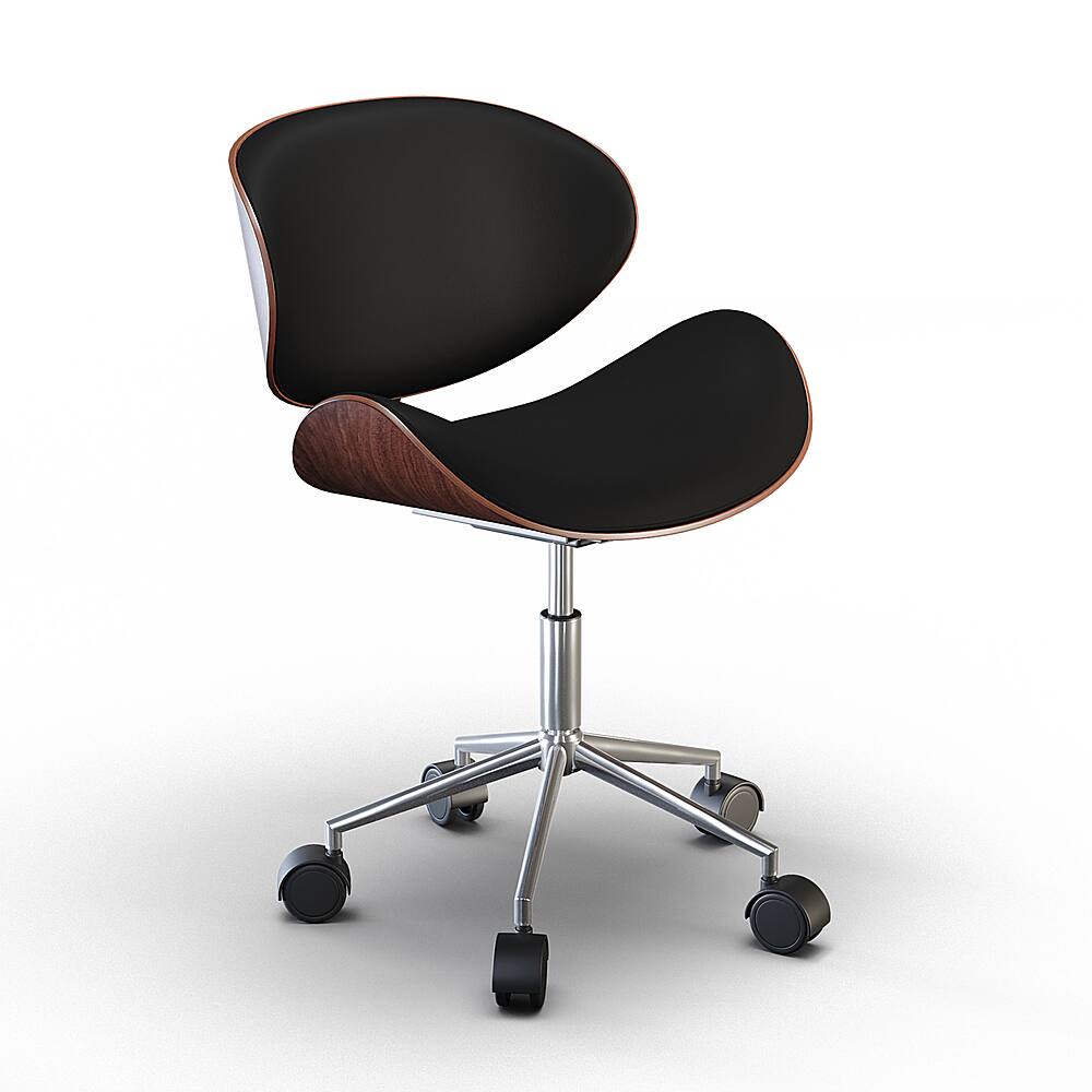 Angle View: Simpli Home - Marana Office Chair - Black