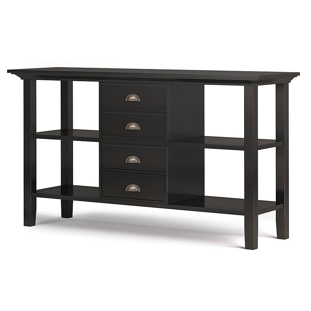 Angle View: Simpli Home - Redmond Console Sofa Table - Hickory Brown