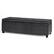 Angle. Simpli Home - Avalon Extra Large Storage Ottoman Bench - Tanners Brown.