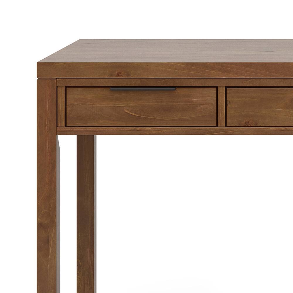 Alt View 13. Simpli Home - Hollander SOLID WOOD Contemporary 60 inch Wide Desk in Medium Saddle Brown - Medium Saddle Brown.