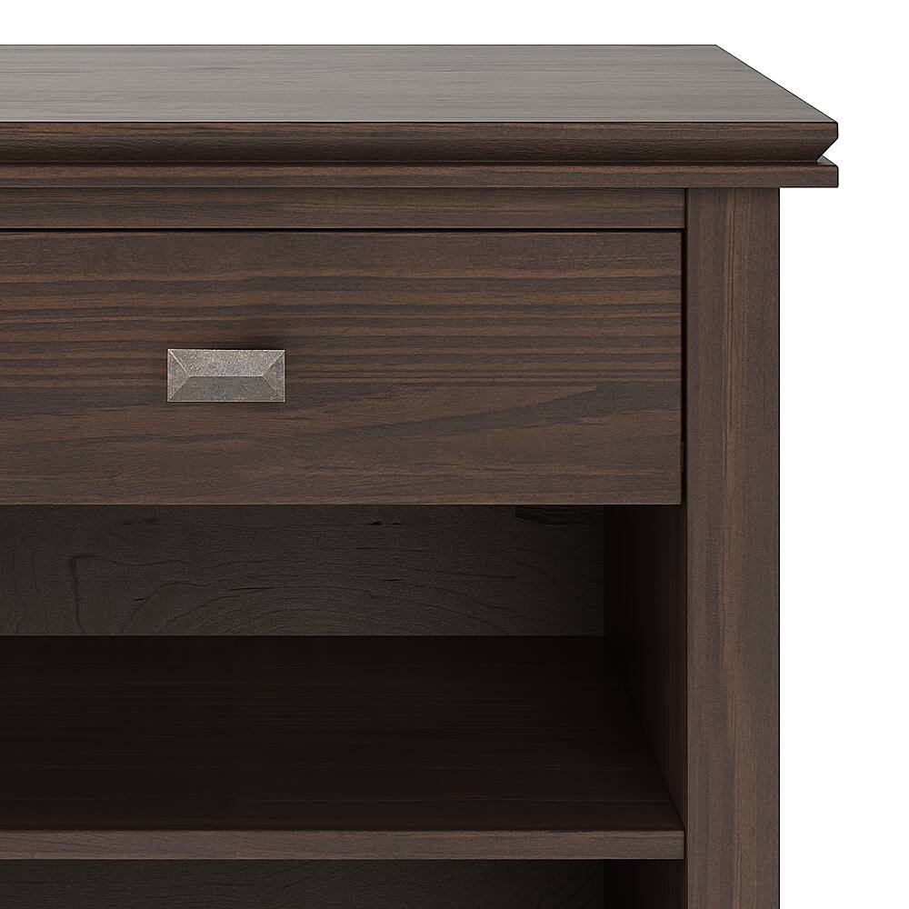 Alt View 15. Simpli Home - Night Stand, Bedside table - Warm Walnut Brown.