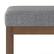 Alt View 12. Simpli Home - Milltown Footstool Small Ottoman Bench - Pebble Grey.