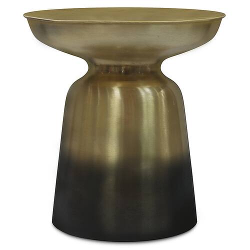 Simpli Home - Toby Metal Accent Table - Gold/Black Ombre