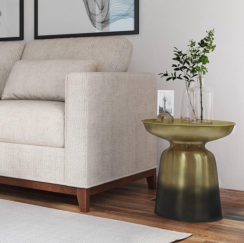 Alt View 11. Simpli Home - Toby Metal Accent Table - Gold/Black Ombre.