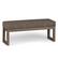 Front. Simpli Home - Milltown Large Ottoman Bench - Mink Brown.
