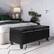 Alt View 11. Simpli Home - Afton Storage Ottoman Bench - Midnight Black.