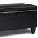 Alt View 12. Simpli Home - Afton Storage Ottoman Bench - Midnight Black.