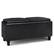 Front Zoom. Simpli Home - Avalon 2 Tray Storage Ottoman - Midnight Black.