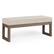 Front. Simpli Home - Milltown Large Ottoman Bench - Platinum.