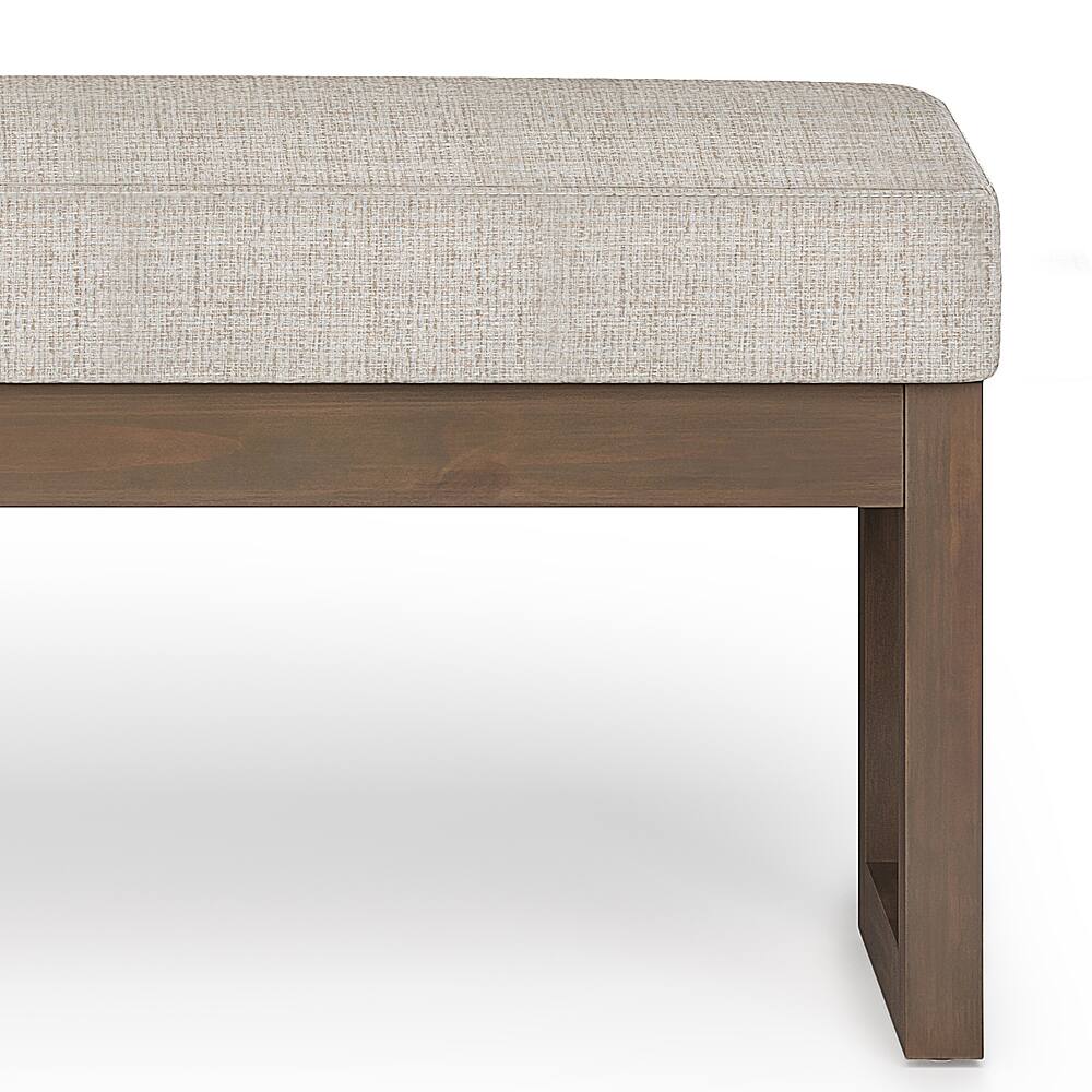 Alt View 12. Simpli Home - Milltown Large Ottoman Bench - Platinum.