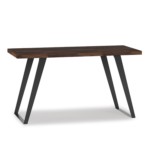 Simpli Home - Lowry Flat Top Desk - Distressed Charcoal Brown