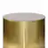 Alt View 12. Simpli Home - Curtis Metal Cylinder Accent Table - Ombre Black/ Gold.