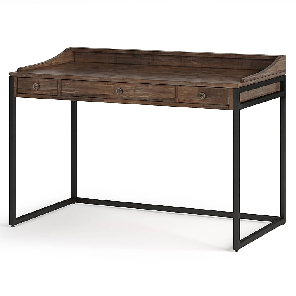 Simpli Home – Ralston Small Desk – Rustic Natural Aged Brown Sansujyuku sansujyuku.com